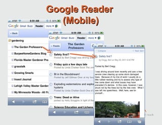 Google Reader  (Mobile) 