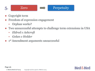 Who wins when copyright and free speech clash? | PPTX