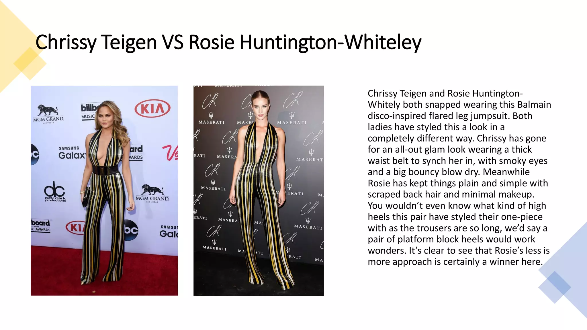 Who wore it better | PPT