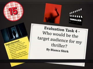 Evaluation Task 4 Work | PPT