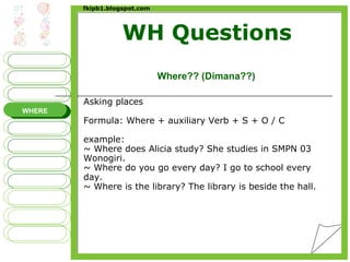 Wh question | PPT
