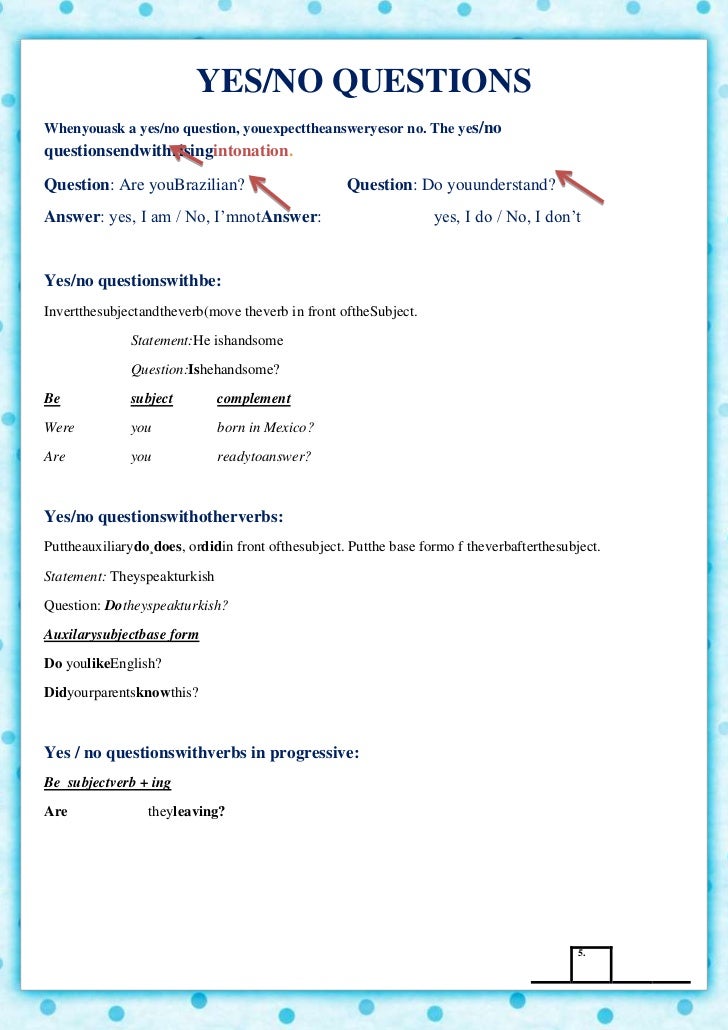 Contoh Yes No Question - Contoh 193