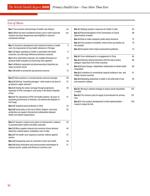 Enhanced Patient Care Performance World Health Organization Impact on the Global Health Workforce
