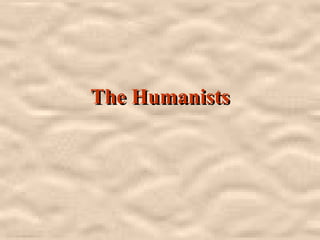 The Humanists 