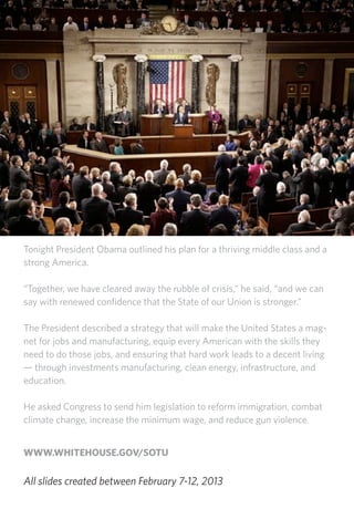 White House State of the Union 2013 Enhanced Graphics