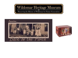WHS Presentation June 2016