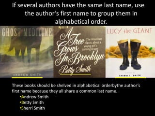 The library contains both fiction and non-fiction titles. Non - Fiction