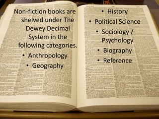 Sherri Smith	If the author has written several titles, the books are placed in alphabetical order from the title of the book. Example: All That GlitterBadRelative Strangers