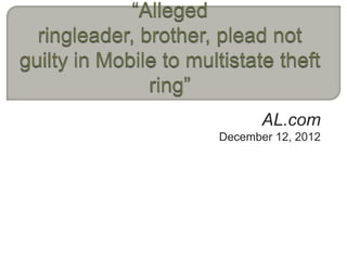 AL.com
December 12, 2012
 