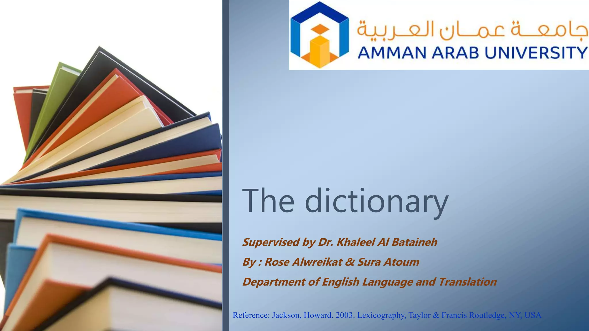 What is a dictionary.pptx