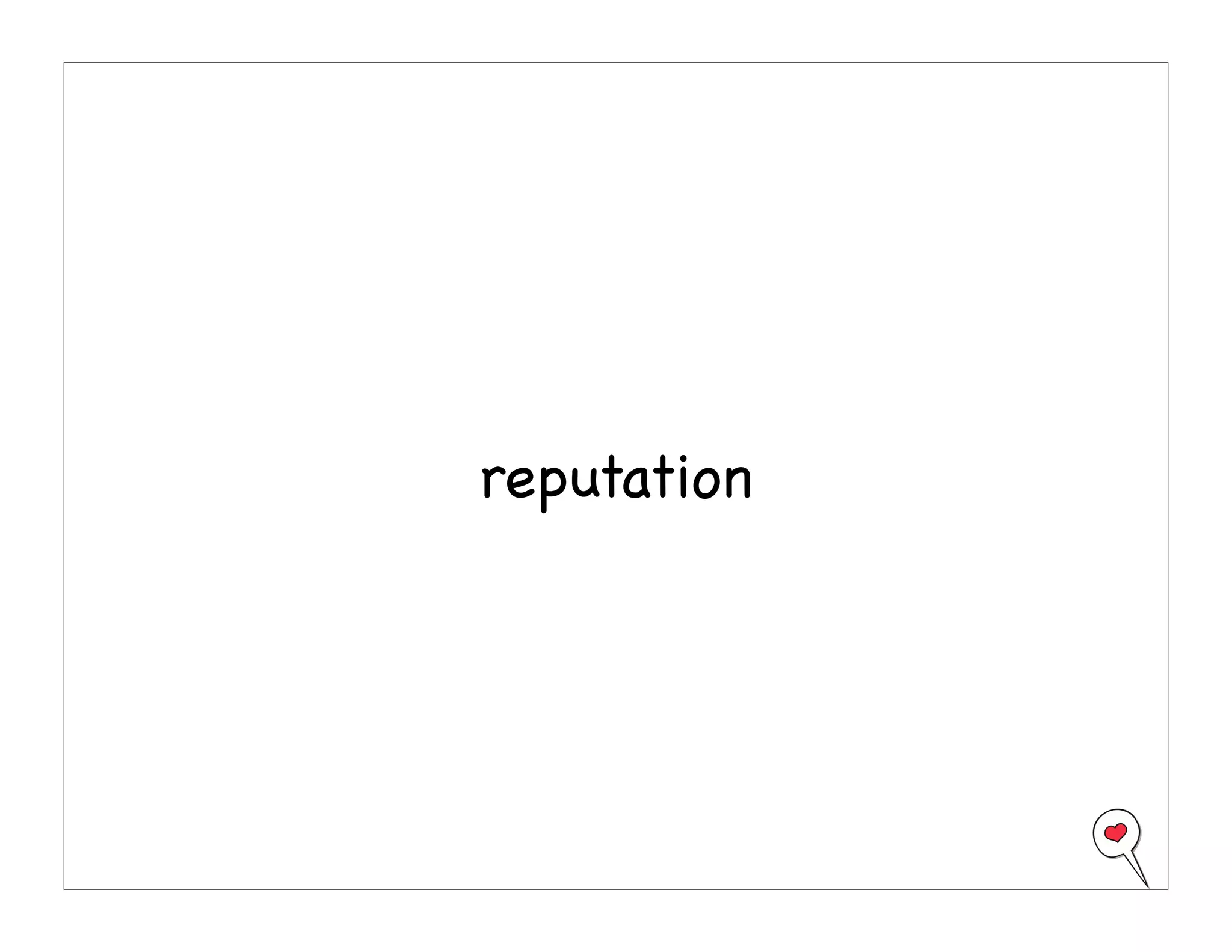 You and Your Whuffie Factor