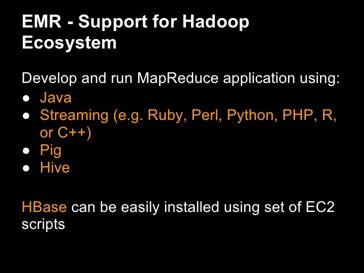 Introduction To Elastic MapReduce at WHUG