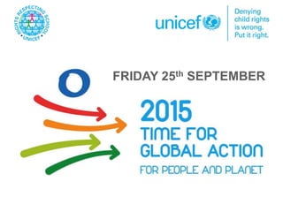 FRIDAY 25th SEPTEMBER
 