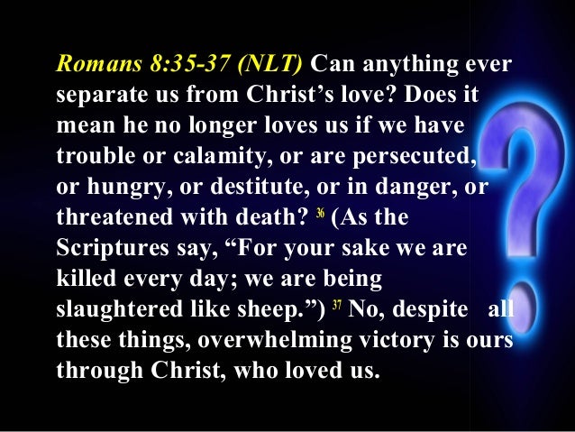 35 8 verse meaning romans Why 35 8 verse meaning romans Why