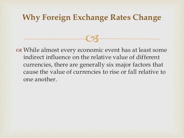 Why is foreign exchange important