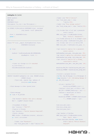 Why is password protection a fallacy a point of view | PDF