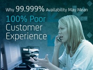 Why 99.999% Availability May Mean 100% Poor
Customer Experience

 