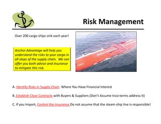 Why Anchor Advantage