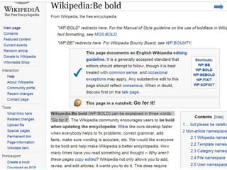 Be Bold! 
The “Be bold” principle 
54 
 