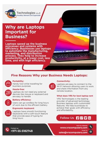 Why are Laptops Important for Business?