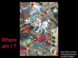Where am I ? http://flickr.com/photos/gualtierocatrame/463128886/ 