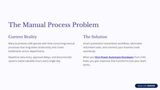 Why Businesses Should Hire Power Automate Developer for Workflow ...