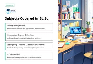 Comprehensive Guide to BLISc Course for Library Science Careers | PDF