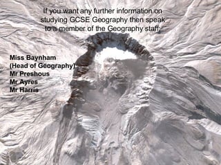 Why Choose Gcse Geography? | PPT