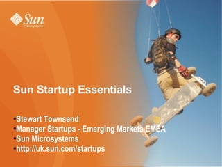 Sun Startup Essentials  ,[object Object],[object Object],[object Object],[object Object]