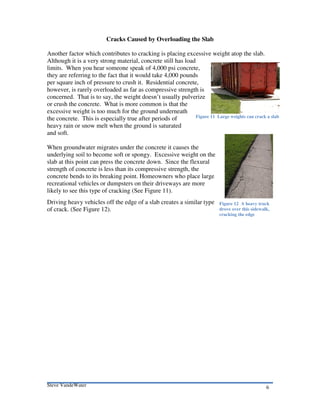 Overloading Cracks Why concrete-cracks | PDF
