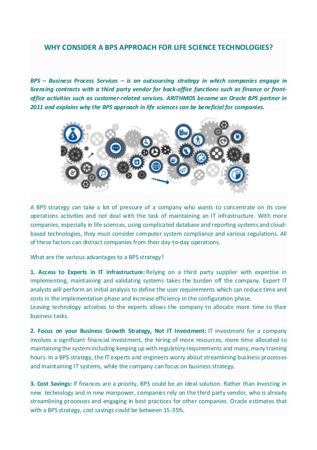 Why Consider A Bps Approach For Life Science Technologies