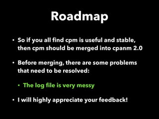 Why a new CPAN client cpm is fast | PPT