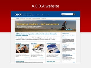 A.E.D.A website
 