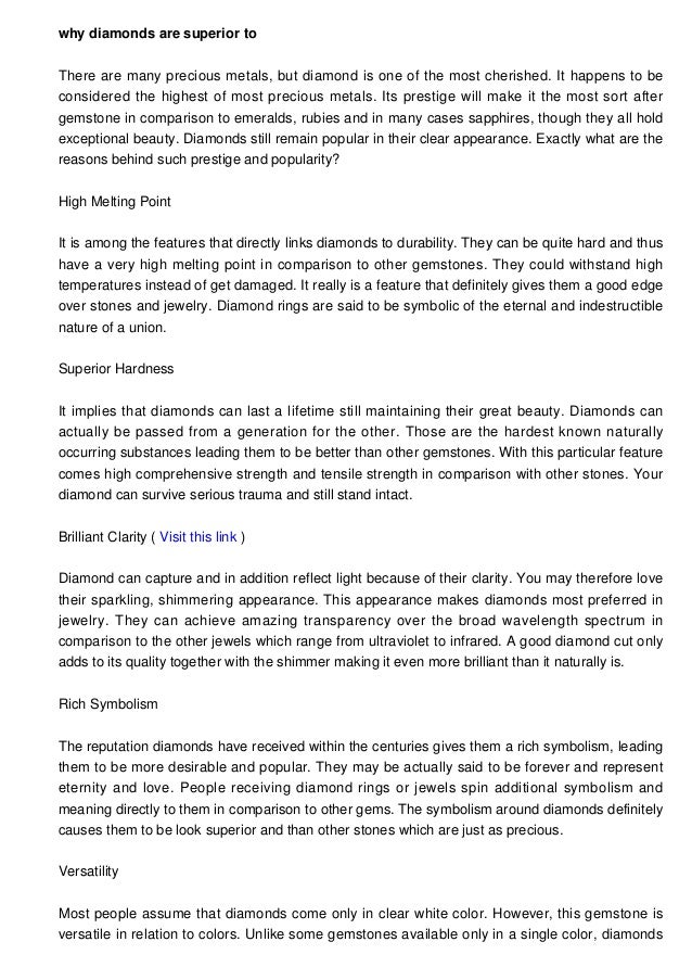 Why Diamonds Are Better Than Other Gemstones