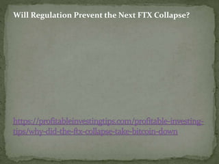 Will Regulation Prevent the Next FTX Collapse?
 