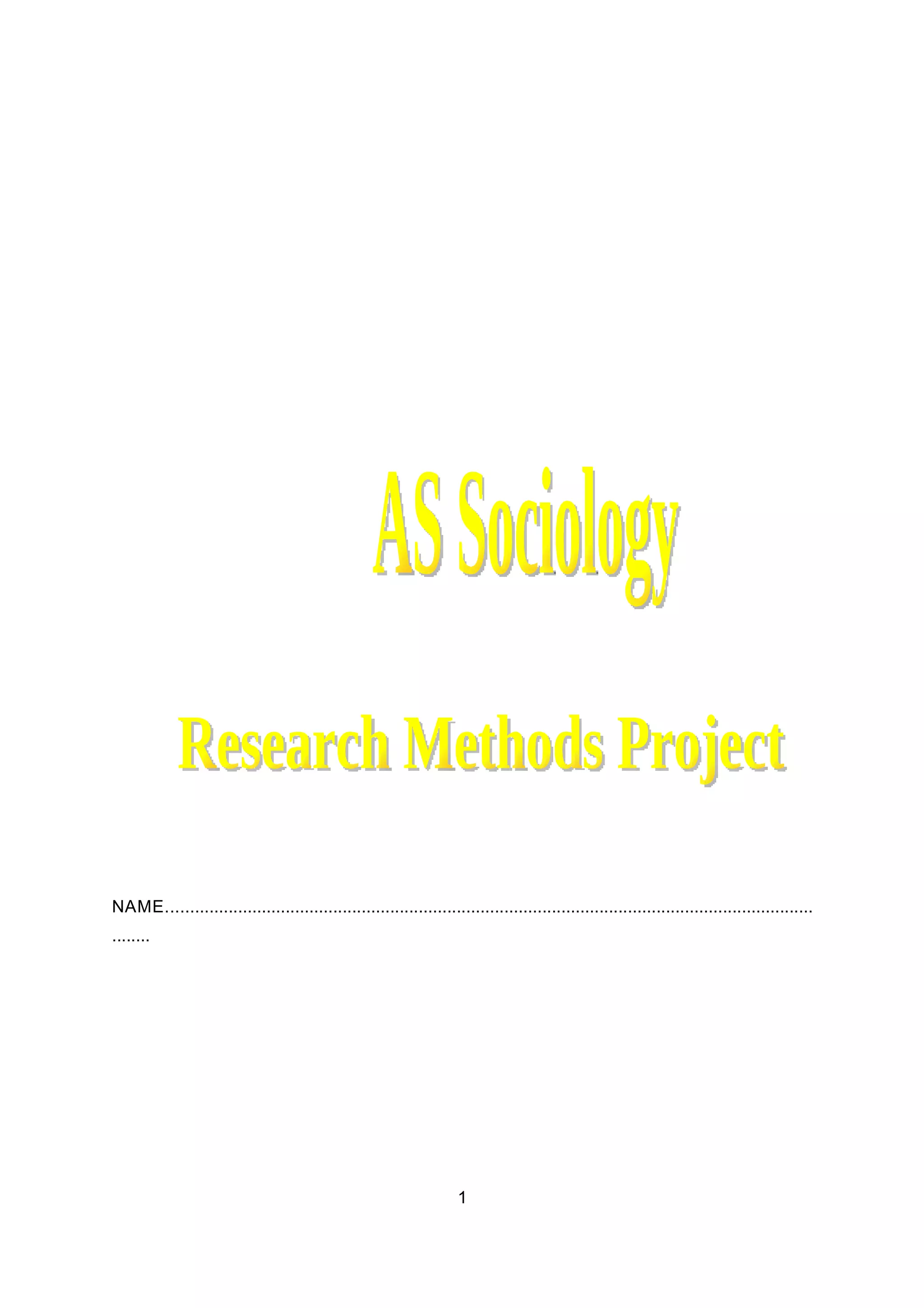 Why Do Sociologists Conduct Research