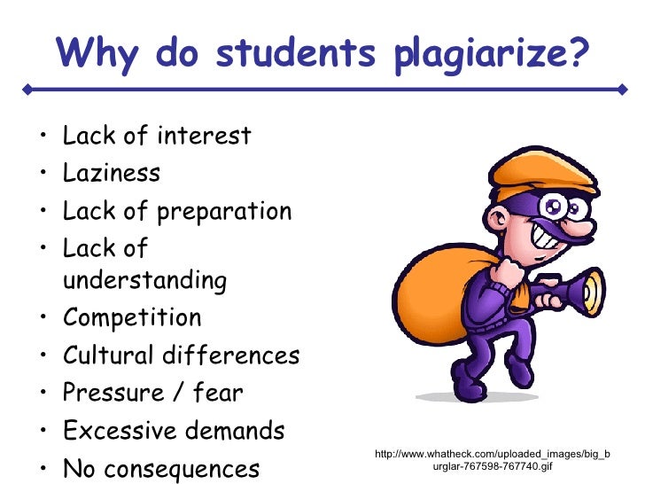 Why people plagiarize