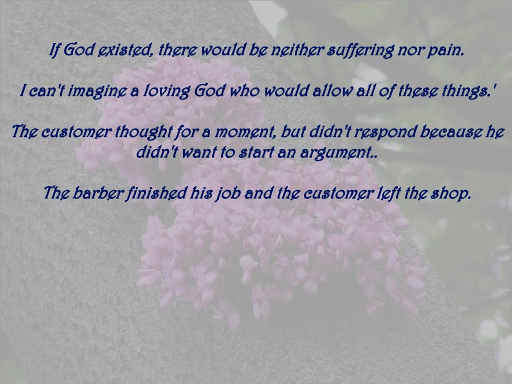 Why God Allows Pain 