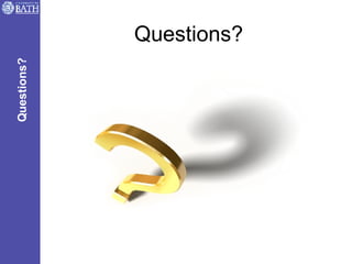 Questions? Questions? 