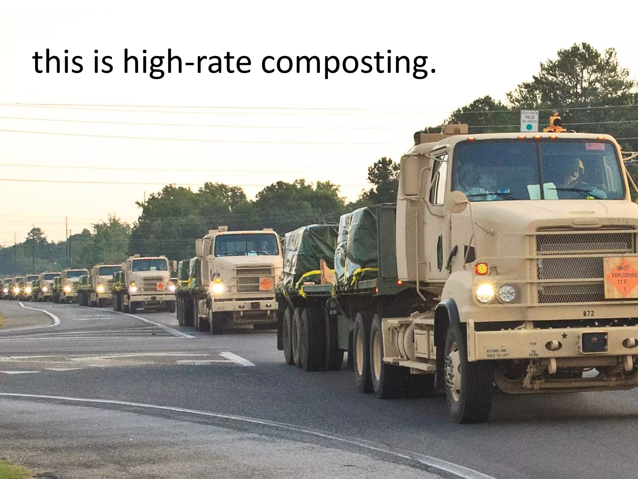 this is high-rate composting.
 