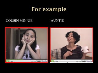 COUSIN MINNIE AUNTIE 