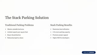Stackable Car Parking System for Efficient Space Management | PDF