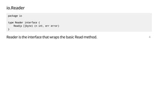 Why is io.Reader so weird? Exploring the third best interface in Go | PDF