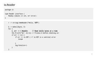 Why is io.Reader so weird? Exploring the third best interface in Go | PDF