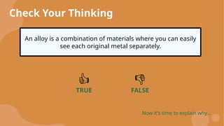 Combining Applications Understanding Material Mixing and Combining: Properties and Design ...