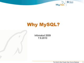 Why MySQL | PPT