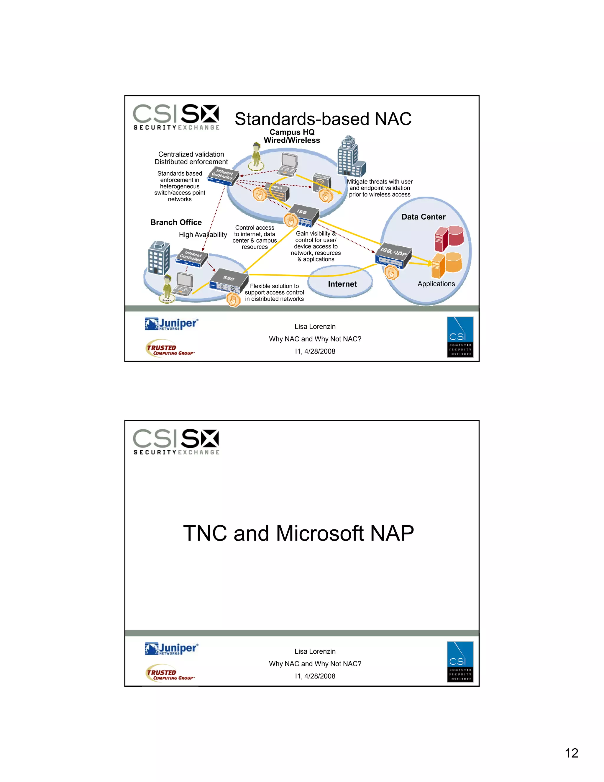 Why NAC and Why Not NAC