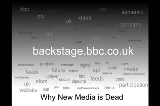 Why New Media is Dead - Newcastle