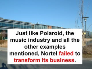 Why Nortel Went Bankrupt