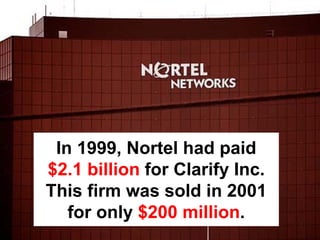 Why Nortel Went Bankrupt